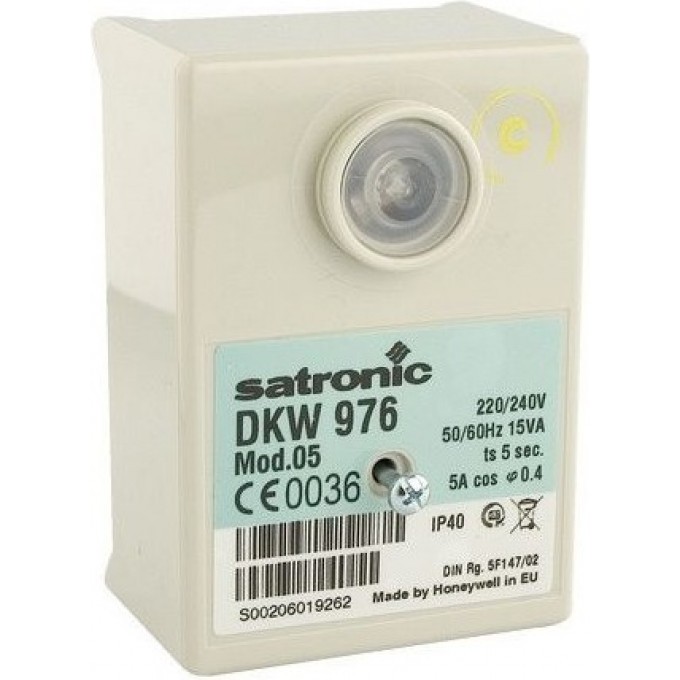 Блок управления горением Satronic DKW 976 Mod. 5 HONEYWELL HL-0571