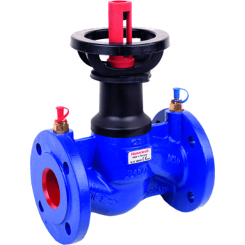 Фланцевый запорно-балансировочный клапан HONEYWELL V6000D0125A с измерительными ниппелями SafeCone(R) PN16, Ду 125, Kvs 242 Фланцевый запорно-балансировочный клапан HONEYWELL V6000D0125A с измерительными ниппелями SafeCone(R) PN16, Ду 125, Kvs 242