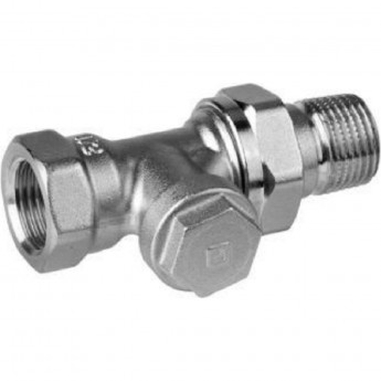 Вентиль для радиатора HONEYWELL HOME V2420E0020 3/4 прямой, нижний, никелированная бронза, конус, Kvs 1.70 Вентиль для радиатора HONEYWELL HOME V2420E0020 3/4 прямой, нижний, никелированная бронза, конус, Kvs 1.70